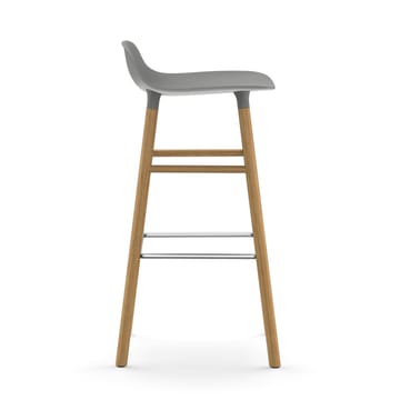 Form barstool oak legs 75 cm 凳子 - 灰色 - Normann Copenhagen