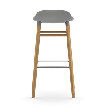 Form barstool oak legs 75 cm 凳子 - 灰色 - Normann Copenhagen