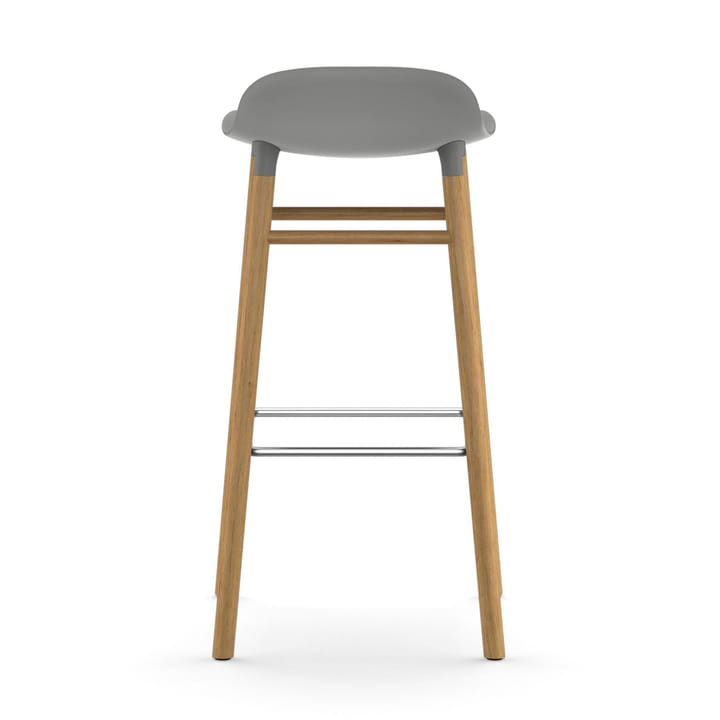 Form barstool oak legs 75 cm 凳子 - 灰色 - Normann Copenhagen