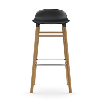 Form barstool oak legs 75 cm 凳子 - 黑色 - Normann Copenhagen