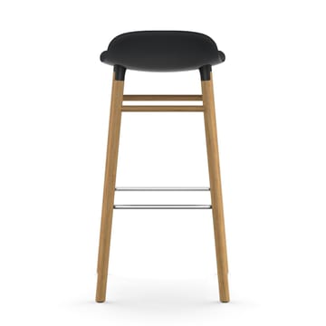 Form barstool oak legs 75 cm 凳子 - 黑色 - Normann Copenhagen