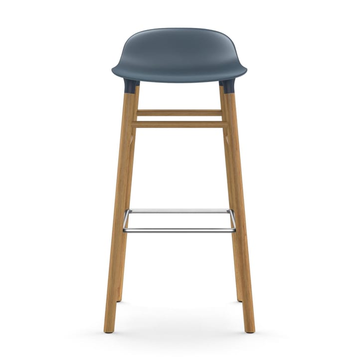 Form barstool oak legs 凳子 - 蓝色 - Normann Copenhagen