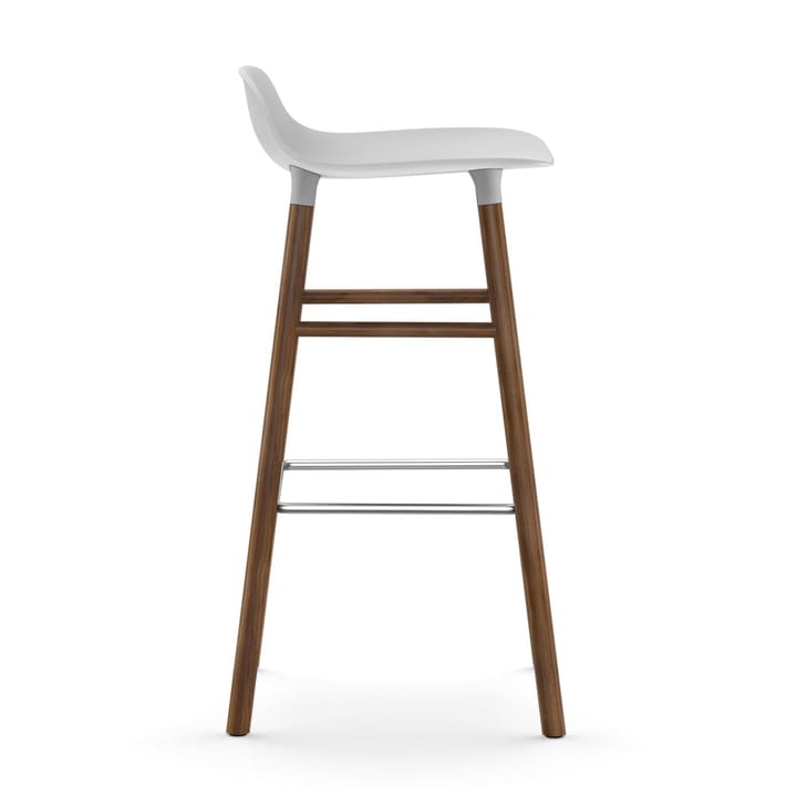 Form barstool walnut legs 75 cm - 白色 - Normann Copenhagen