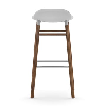 Form barstool walnut legs 75 cm - 白色 - Normann Copenhagen