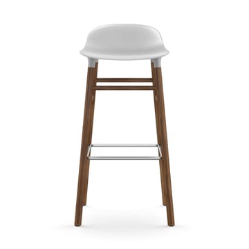 Form barstool walnut legs - 白色 - Normann Copenhagen