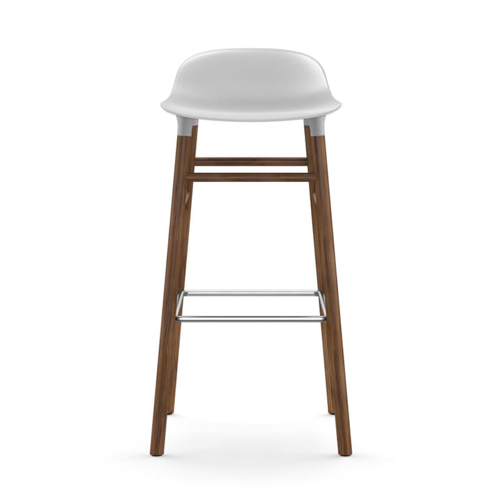 Form barstool walnut legs - 白色 - Normann Copenhagen