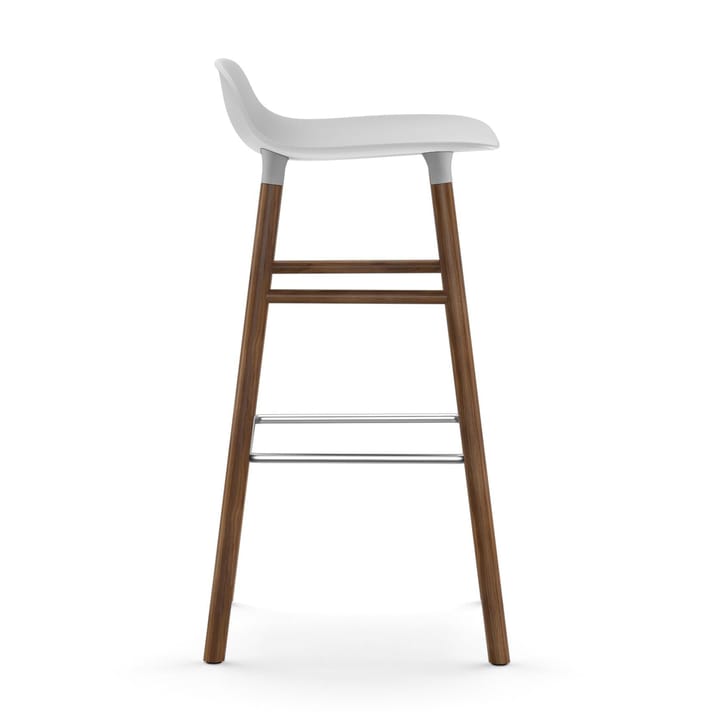 Form barstool walnut legs - 白色 - Normann Copenhagen