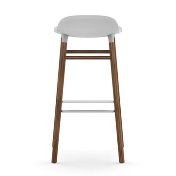 Form barstool walnut legs - 白色 - Normann Copenhagen