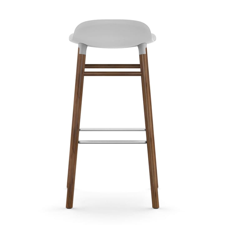 Form barstool walnut legs - 白色 - Normann Copenhagen