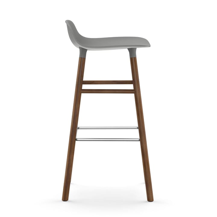 Form barstool walnut legs - 灰色 - Normann Copenhagen