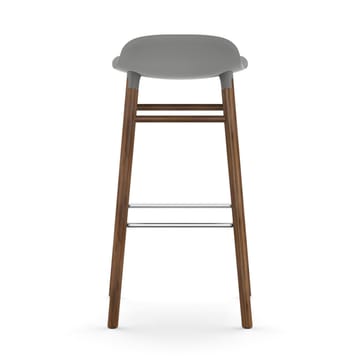 Form barstool walnut legs - 灰色 - Normann Copenhagen