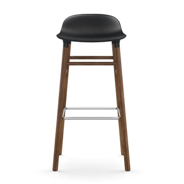 Form barstool walnut legs - 黑色 - Normann Copenhagen