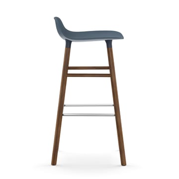 Form barstool walnut legs - 蓝色 - Normann Copenhagen