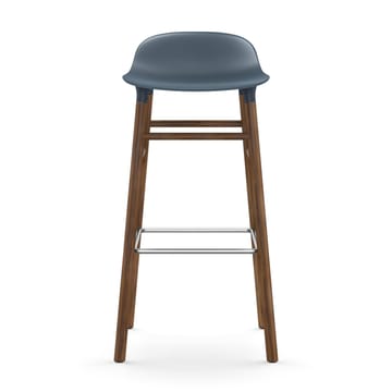 Form barstool walnut legs - 蓝色 - Normann Copenhagen