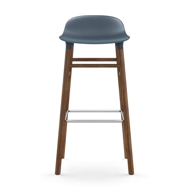 Form barstool walnut legs - 蓝色 - Normann Copenhagen