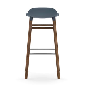 Form barstool walnut legs - 蓝色 - Normann Copenhagen