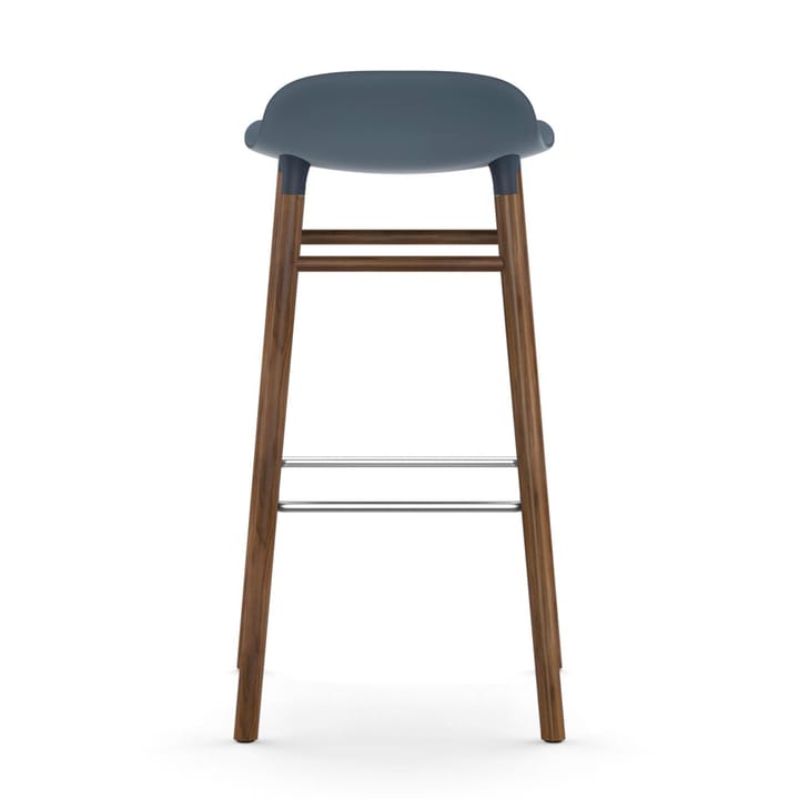 Form barstool walnut legs - 蓝色 - Normann Copenhagen