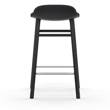 Form Chair barstool varnished oak legs 65 cm 凳子 - 黑色 - Normann Copenhagen