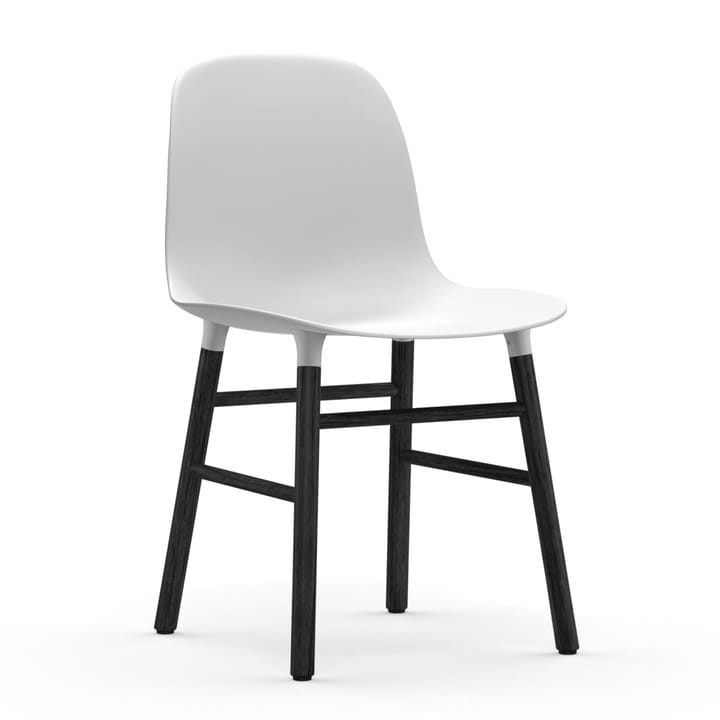 Form 椅子 leg - black - 白色 - Normann Copenhagen