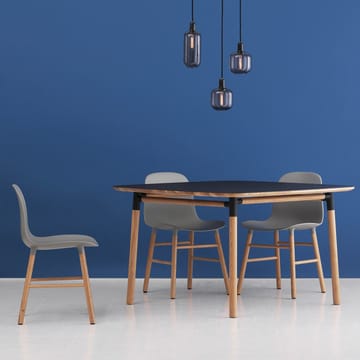 Form 椅子 - �绿色, 自然木色 legs - Normann Copenhagen