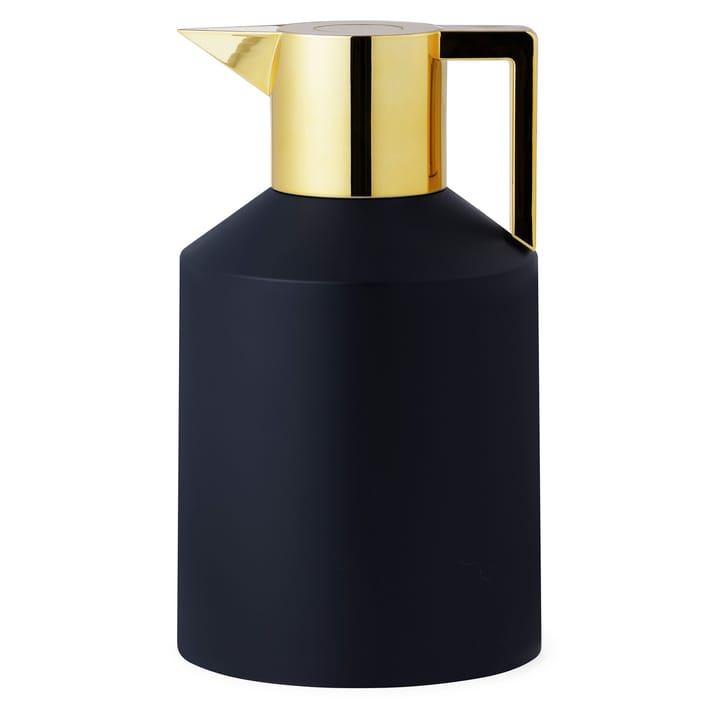 Geo thermos jug 1.5 l - 黑色-gold - Normann Copenhagen