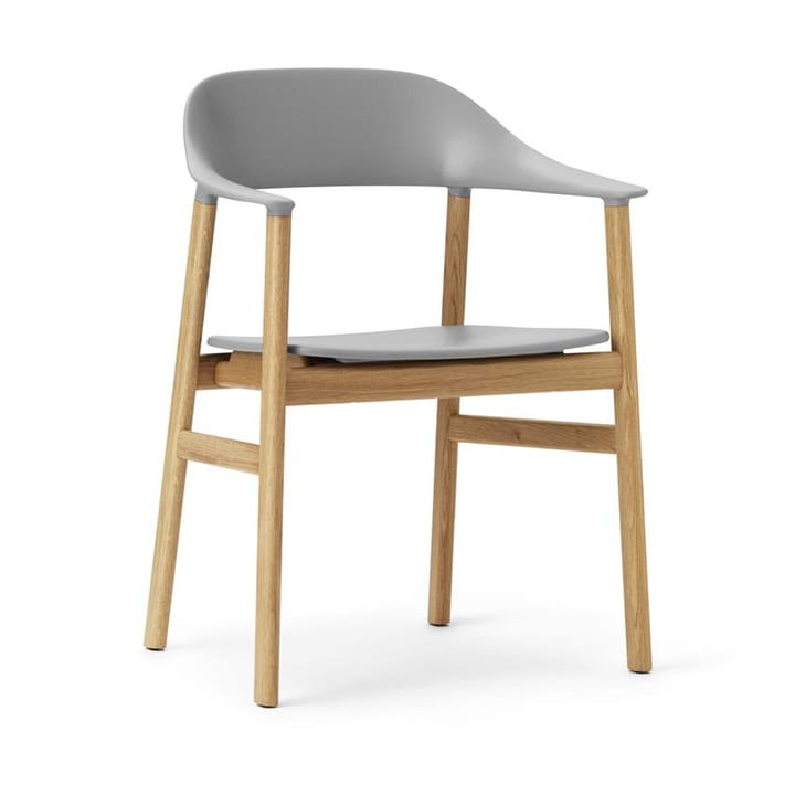 Herit armchair oak - 灰色 - Normann Copenhagen