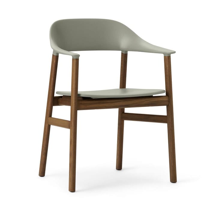 Herit armchair smoked oak - Dusty 绿色 - Normann Copenhagen