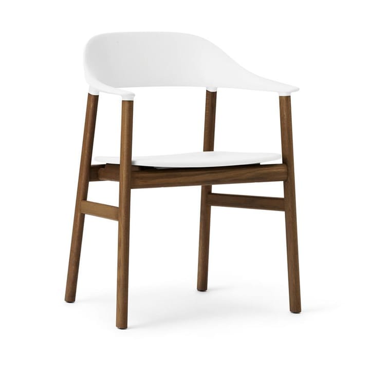 Herit armchair smoked oak - 白色 - Normann Copenhagen