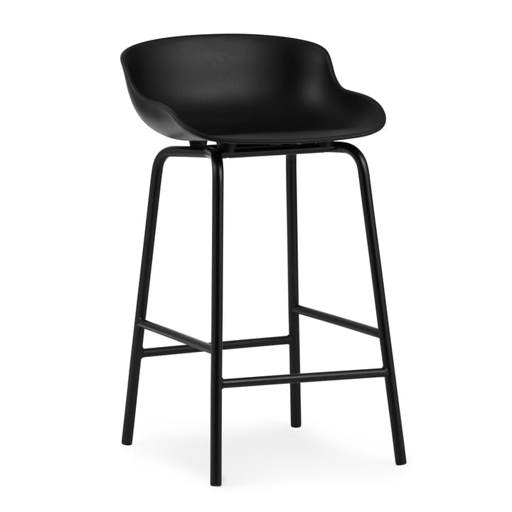 Hyg barstool metal legs 65 cm - 黑色 - Normann Copenhagen