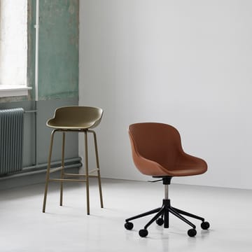 Hyg barstool metal legs 65 cm - 橄榄色 绿色 - Normann Copenhagen