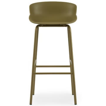 Hyg barstool metal legs 75 cm - Olive-绿色 - Normann Copenhagen