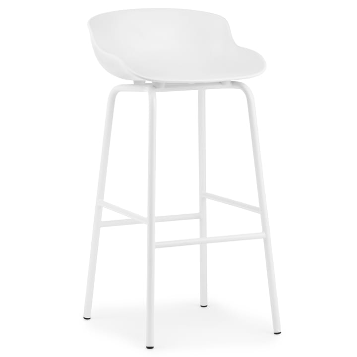 Hyg barstool metal legs 75 cm - 白色 - Normann Copenhagen