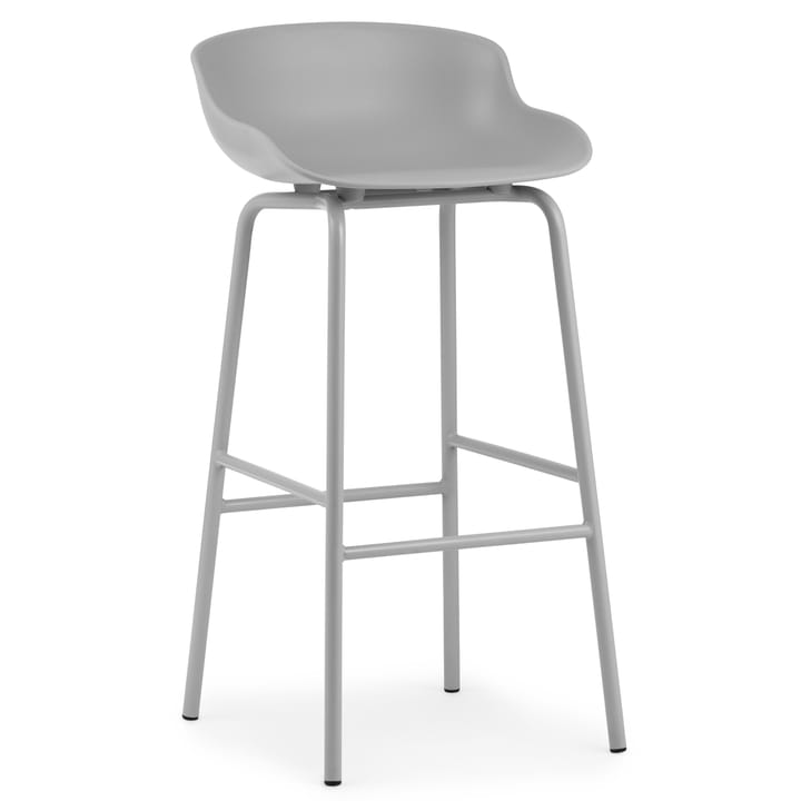 Hyg barstool metal legs 75 cm - 灰色 - Normann Copenhagen