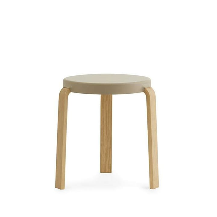 Tap stool 凳子 - 沙色, oak legs - Normann Copenhagen
