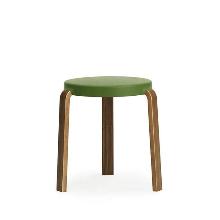 Tap stool 凳子 - Olive, walnut legs - Normann Copenhagen