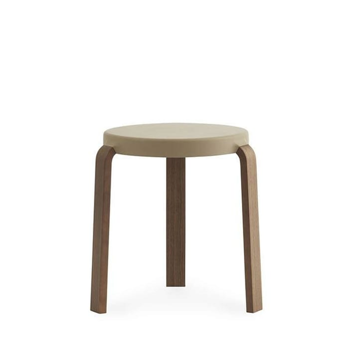 Tap stool 凳子 - 沙色, walnut legs - Normann Copenhagen