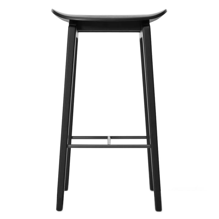 NY11 barstool 65 cm - 黑色 oiled 自然木色 - NORR11