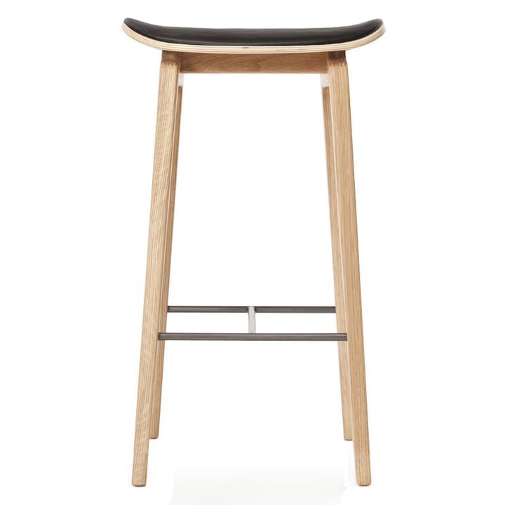 NY11 barstool with leather cushion oak 65 cm 凳子 - Ultra 黑色 - NORR11