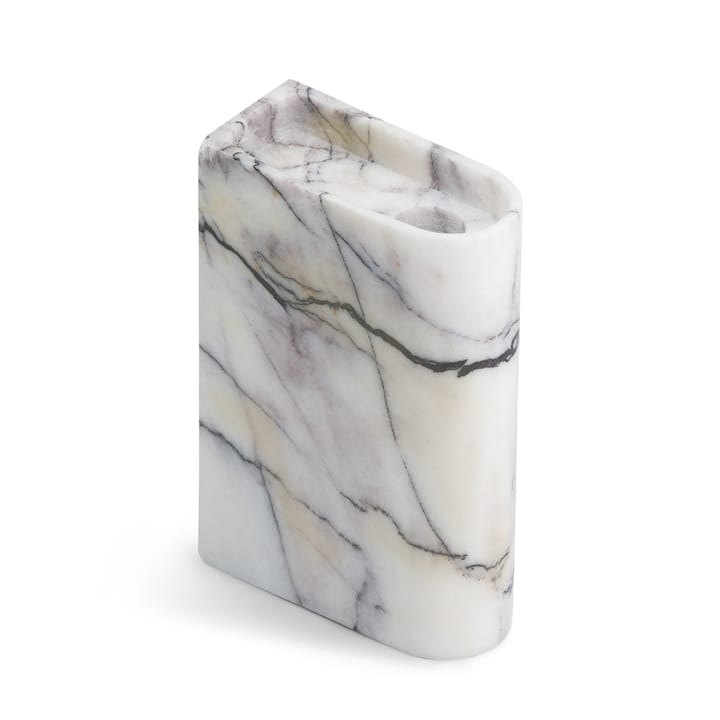 Monolith 烛台  medium - Mixed 白色 marble - Northern