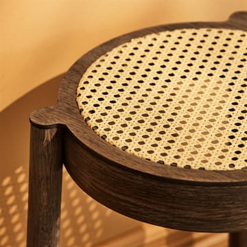 Pal stool with rattan seat 凳子 - smoked oak - Northern