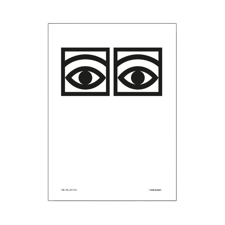 Ögon one-eye 海报 - 21x29.7 cm (A4) - Olle Eksell