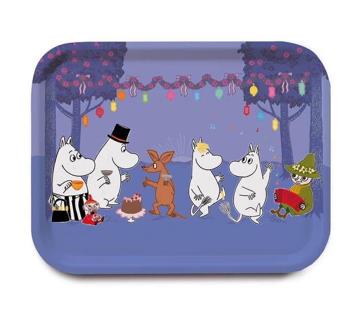 Moomin Dancing 托盘 - 蓝色 - Opto Design