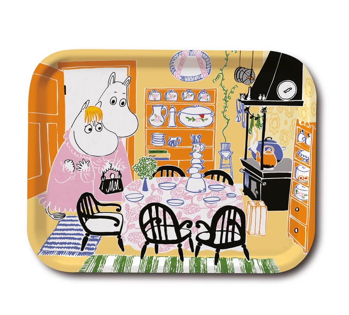 Moomin Kitchen 托盘 - 黄色 - Opto Design