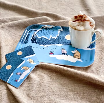 Snow moonlight Moomin tray winter 2021 - 20x27 cm - Opto Design