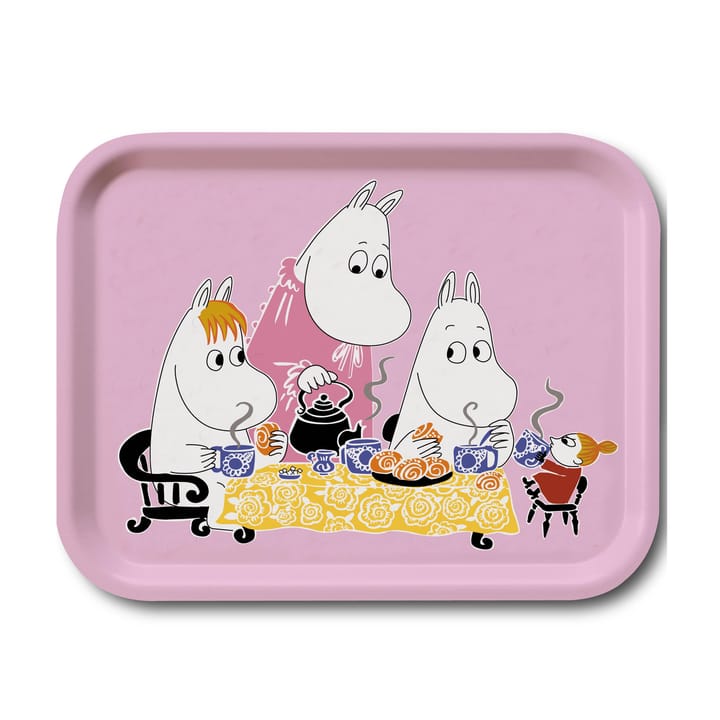 Teaparty Moomin 托盘, 粉色 Opto Design