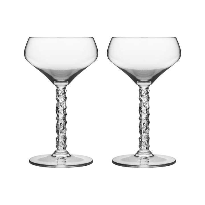 Carat cocktail glass 两件套装 - Clear - Orrefors