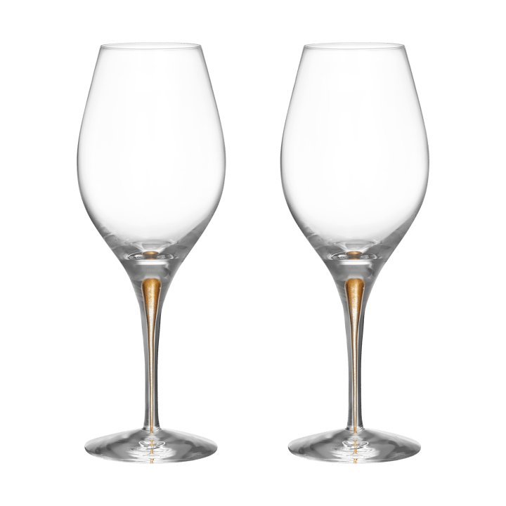 Intermezzo Balance 红酒杯 44 cl 两件套装 - Gold - Orrefors