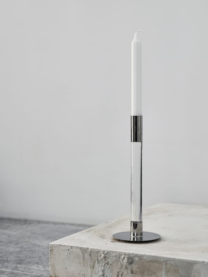 Lumiere candle stick 26.5 cm 两件套装 - Clear - Orrefors
