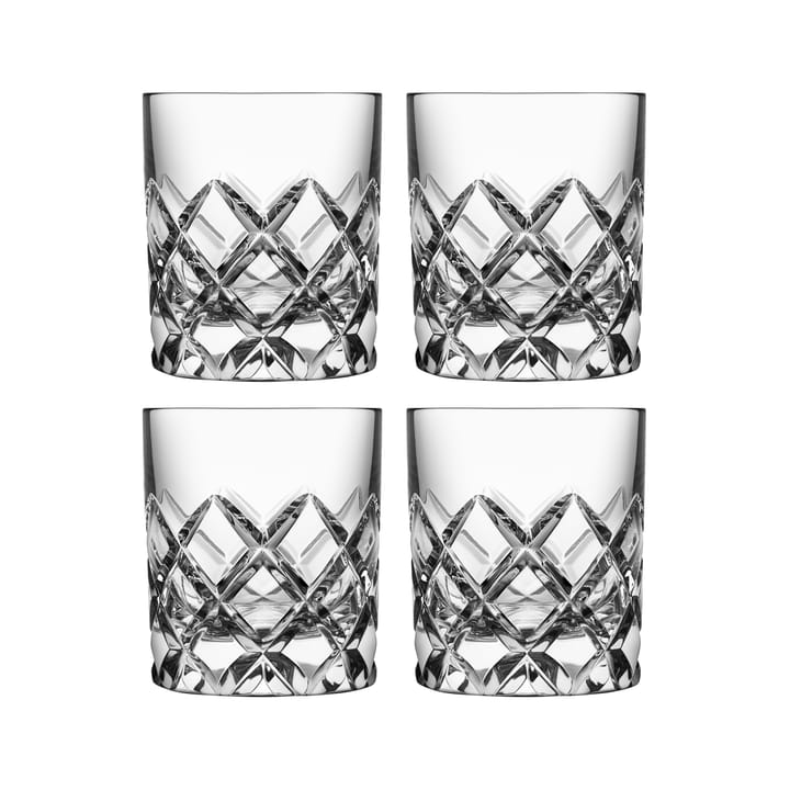 Sofiero whiskey glass 四件套装, Clear Orrefors