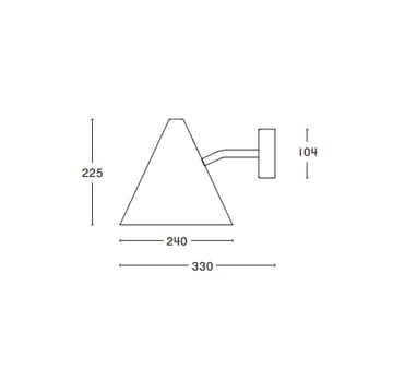 Tratten 壁灯 - rough copper - Örsjö Belysning